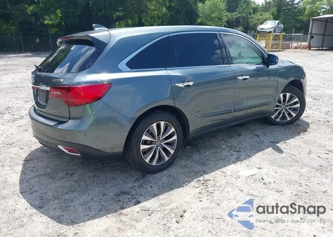 2015 Acura Mdx Technology Pkg W/Entertainment Pkg из США, поврежденный, VIN 5FRYD3H65FB011005